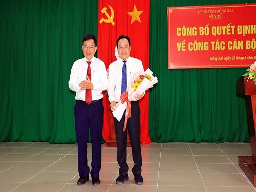 SỞ Y TẾ CÔNG BỐ CÁC QUYẾT ĐỊNH VỀ CÔNG TÁC CÁN BỘ