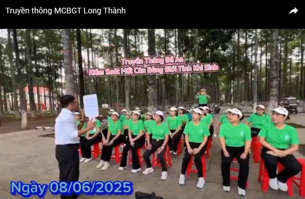 Một cách tiếp cận mới trong công tác truyền thông Dân số của tyt Thi trấn Long Thành
