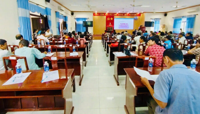 Trung tâm Y tế khu vực Bù Đốp tổ chức lớp tập huấn nghiệp vụ công tác Dân số năm 2025.