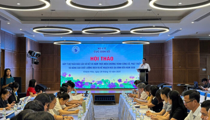 Sở Y tế Đồng Nai tham dự Hội thảo góp ý dự thảo Báo cáo sơ kết 5 năm thực hiện Chương trình củng cố, phát triển và nâng cao chất lượng dịch vụ KHHGĐ đến năm 2030